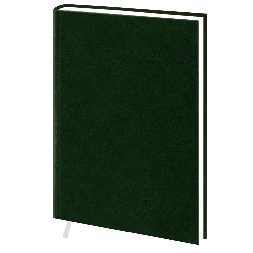 Щоденник ПОЛІГРАФІСТ А5 недатований бумвініл клітинка зелений (231 0540)